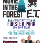 E.T. – Movie In The Forest – July 11th 9-11pm